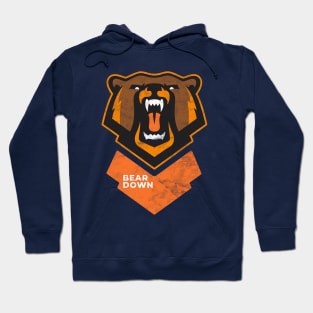 Fierce Modern Bear Down Party Tailgate Sunday Football Hoodie